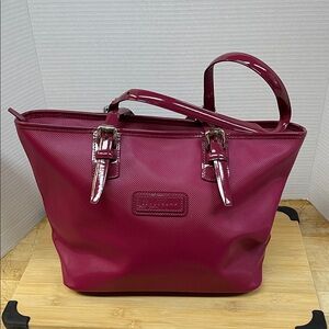 Longchamp Burgandy Le Pilage Tote
